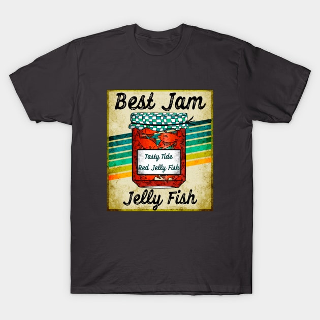 Best Jam Jelly Fish T-Shirt by ArtsofAll